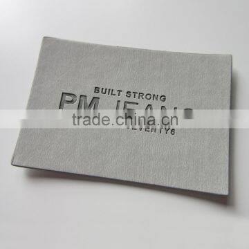 Garment Label Leather, Custom Embossed Leather Label, Jeans Leather Label Design