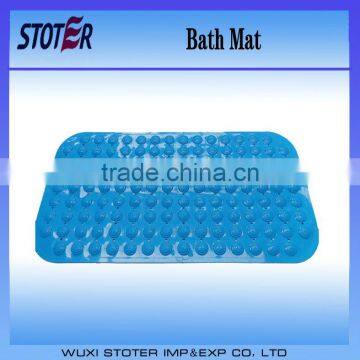 blue color pvc anti-ship bath mat