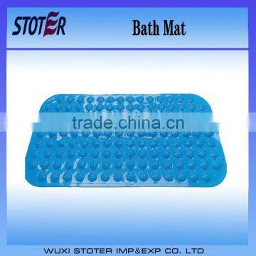 blue color pvc anti-ship bath mat