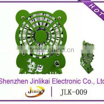 HOT sale metal speed control desk portable 12V dc table fan with USB hub