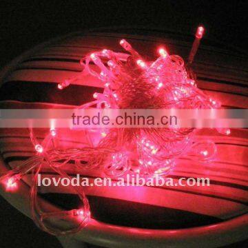 Red color, Copper wire, outdoor LED String Light for chiristmas decoration