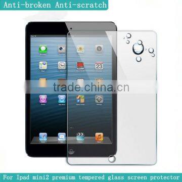 front sticker for ipad,tempered glass screen protector for Ipad mini/mini2