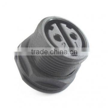 Female Panel Front Mounting Industrial Outdoor 2 Pole Power Connector