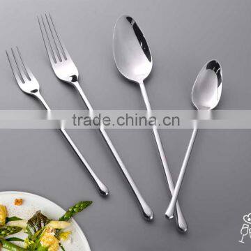 High Quality Stainless Steel 1810 Mirror Polish Flat Ware Set Polish Dinnerware photo-2