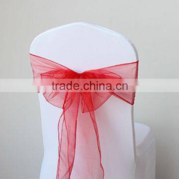 crystal organza chair sashes, organza bows, lace chair sashes