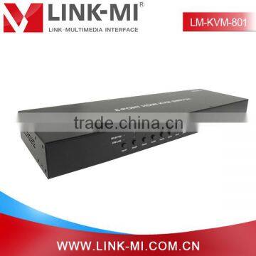 LINK-MI OEM LM-KVM801 1920x1440 HD Video 8 Port HDMI KVM Switch With USB photo-5