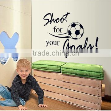 Fashion Football Kids vinyl wall letters stickers