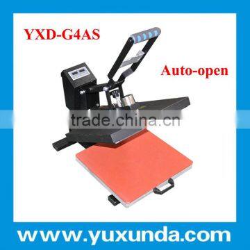 Auto-open t shirt heat press machine, t shirt printing machine for sale