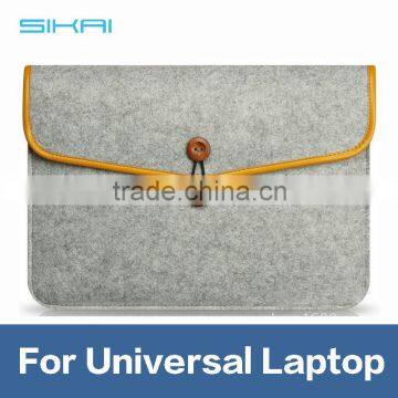 Wool felt laptop sleeve bag