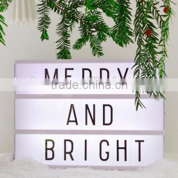 CINEMA LIGHT BOX - DIY Letter Light box-Night light-Wedding Venue Lights-Party Lights