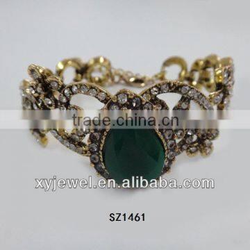 New design turkish ottoman emerald bracelet