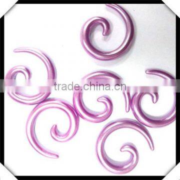 beautiful ear spiral hot sale high quality snail piercing jewelry