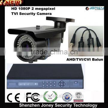 Megapixel HD TVI Analog Camera, Metal bullet 2mp full hd 1080p surveillance TVI camera