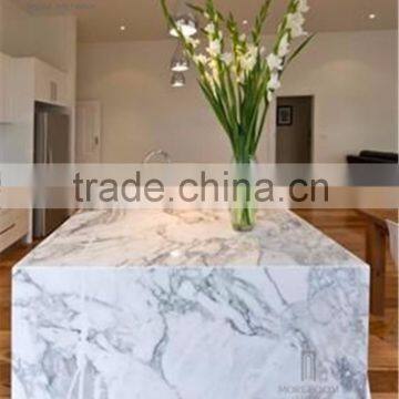 Arabescato white marble countertop Designs White marble slab