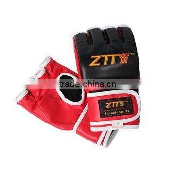 Professional Design Custom Made High Quality Leather MMA Grappling Gloves, New Design Durable High Quality UFC Mma Fight Gloves photo-3