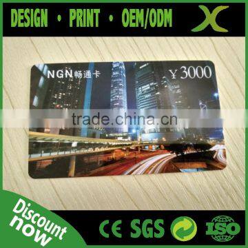 Free Design~~!! Transparent plastic card/ Clear business card