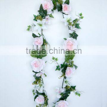 Artificial Ivy Garlands Silk Plant Leaves/flowers Vine Wedding garland