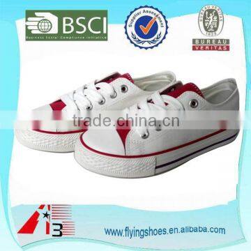 China OEM Vulcanized Shoes Factory, White Women Canvas Shoes , Men Canvas Vulcanized Shoes