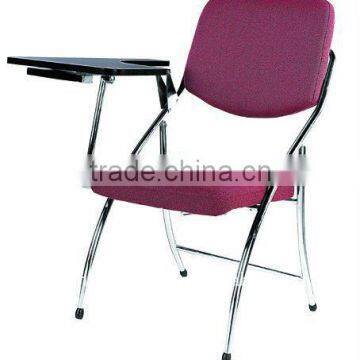 folding office chair with writing tablet AH-120A