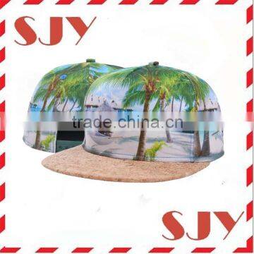 Custom Flat Bill Hip Hop 3d Printed Cap photo-5