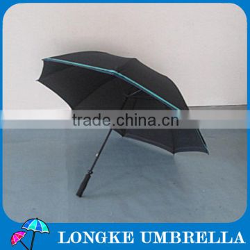 high quality Windproof Golf Umbrella/fiberglass golf umbrella