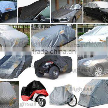 Outdoor Waterproof Polyester PEVA PVC Cotton Car Cover photo-4