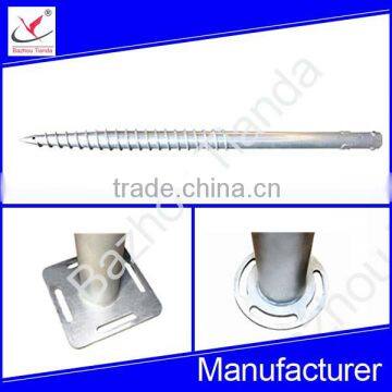 China made well-selling ground screw for solar mounting system