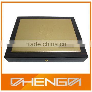 Custom Make Matte Wooden Tea Chest Box With Compartments photo-6