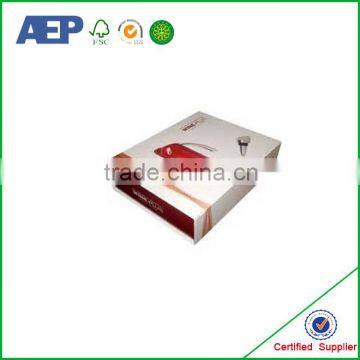 paperboard decorative gift paper box with lip