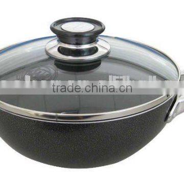 Aluminum nonstick wok