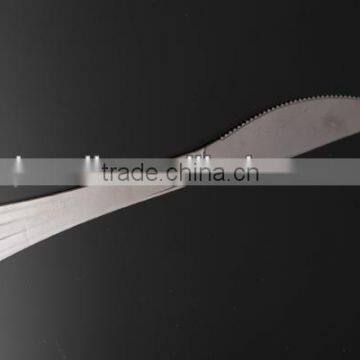 Disposable plastic silver spoon knife and fork