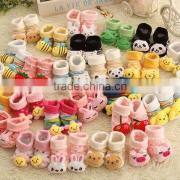 Outlet baby socks, newborn baby socks, cute anti-slip baby sock