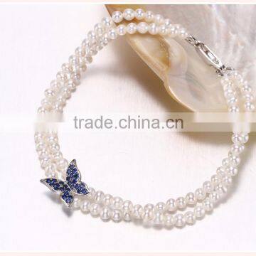 2016 Fashion Design Freshwater Pearl Double Freshwater Pearl Bracelets photo-5