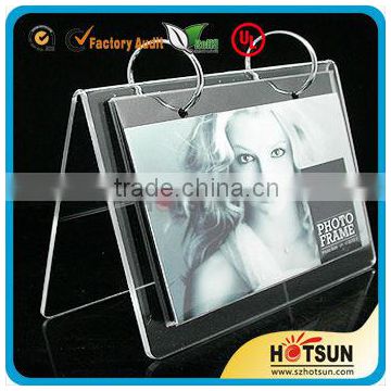 Customized hot sale acrylic desk calendar holder