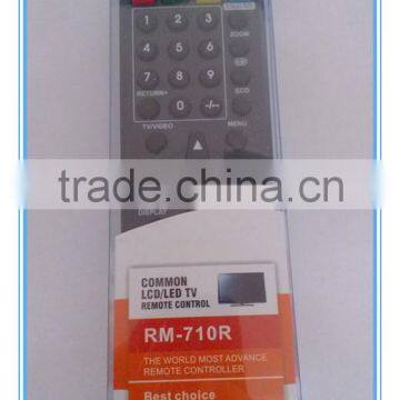 LCD/LED TV universal remote control RM-710R with blister pack remote factory