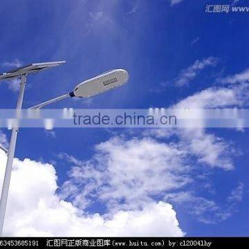 solar street light with battery backup