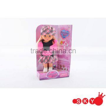 2015 High Quality Kid's Fashion Plastic Small Toy Dolls princess doll