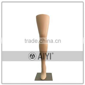 Skin Color Female Leg Plastic Foot Mannequin