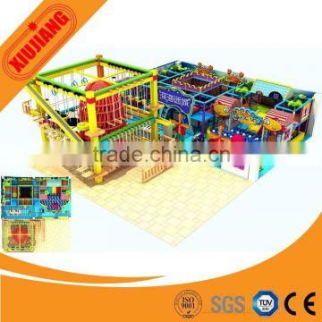 Challenging Ropes Obstacle Adventure Playground Equipment For Chilren