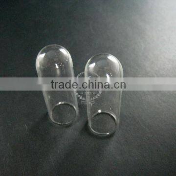 18x50mm transparent glass tube dome cover DIY settings supplies findings 3070059