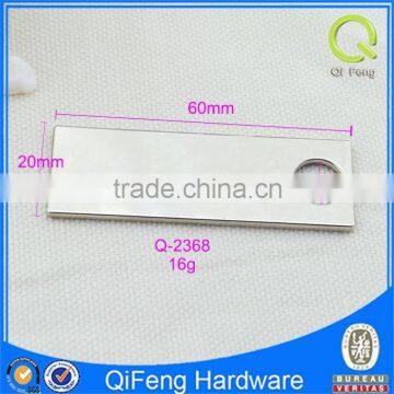 Q-2368 Engrave Metal Label Nickel Zinc Alloy Logo Plate photo-3