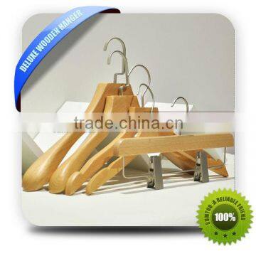 2014 hot selling durable matted luxury wooden hanger