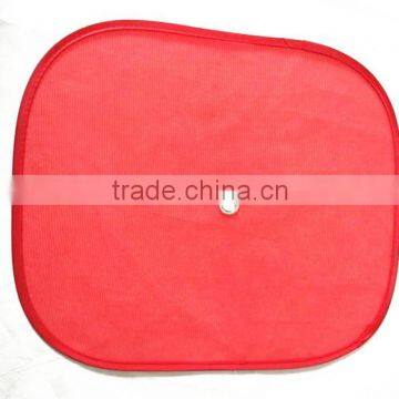 nylon mesh side car sunshade red color, cheap car sunshade