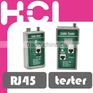 Taiwan Supplier RJ45 RJ11 BNC USB 3.0 4in1 Lan Cable Tester