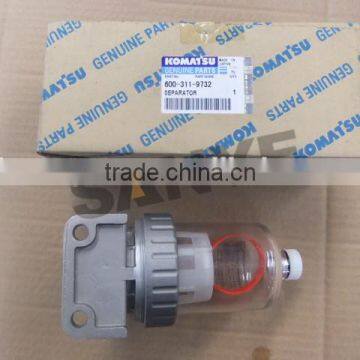 PC200-6 water separator for excavator parts 600-311-9732 from China supplier