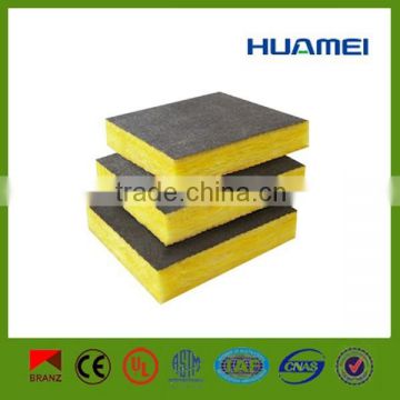 black tissue facing glass wool panel