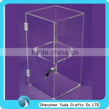 China custom acrylic display cases plexiglass lockable display cabinet locks display case