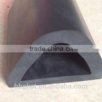 Hot sell black epdm solid rubber boat rubber fender strip/boat rubber strip