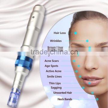 Newest Electric Derma skin Pen Micro needle pen needle cartridge kits Derma roller Pen Ultima A6 Dr.pen