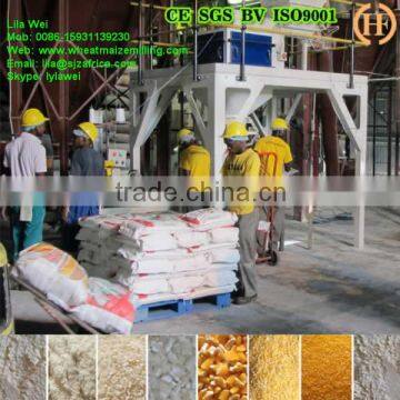 European standard automatic 50t maize mill machine